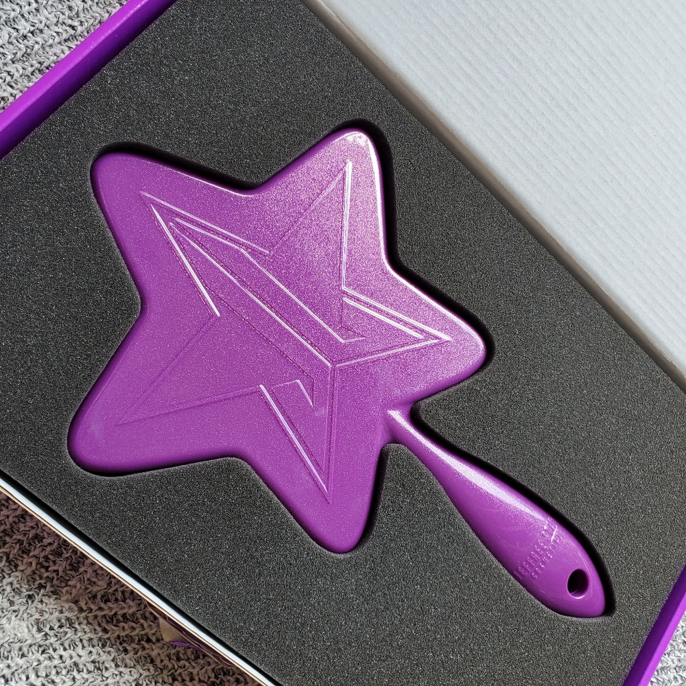 Jeffree Star Royal Blood Purple Glitter Hand Mirror